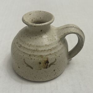 VINTAGE Studio Art STONEWARE Miniature JUG PITCHER 1986
